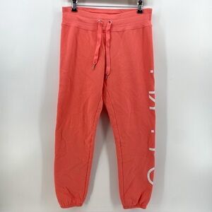 Calvin Klein Performance Joggers Coral Pink Logo S